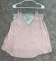 Pink Blouse Tank