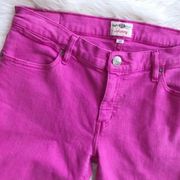 Fossil Skinny Jeans Pink Purple Ankle Crops Pants