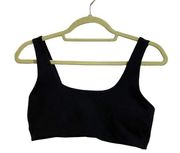 Gapfit Black Square Neck Sports Bra Sz M