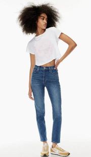 Aritzia Denim forum the yoko high rise slim 28L