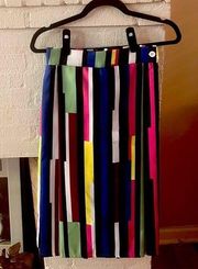 Gracia (boutique brand) multi color midi skirt