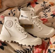 White Organic High Tops