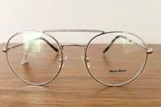 optical frames glasses silver VMU 51 R