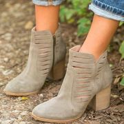 Anthro Seychelles Lets Go Crazy Ankle Booties