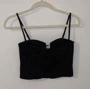 black Crop Top