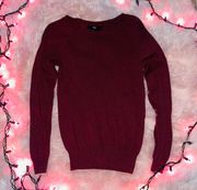 Burgundy sweater