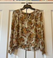 Cupcakes & Cashmere Yellow Gold Boho Blouse