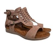 Pierre Dumas Womens 9 Kori Sandals in Cognac NEW