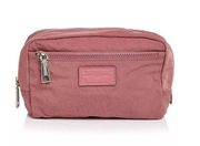 Rebecca Minkoff Light Pink Makeup/Toiletry Bag with Silver Zippers