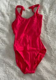 Bright Red Capezio Leotard