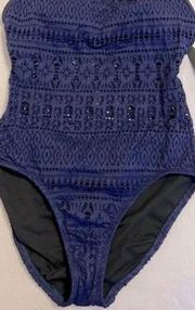 Mesh Navy One Price Suit