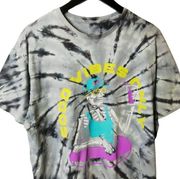 Urban Outfitters Return To Sender Good Vibes Only T Shirt Skeleton Beach Spiral Tie Dye XL