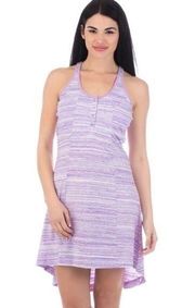 Avalanche for REI Kira Space Dye Purple High Low Dress