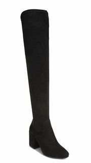 Black Suede Over-The-Knee Boots Size 8M