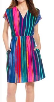 Painted Stripe Dress