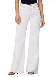 NWT JOE’S JEANS White Voila Wide Leg Flare High Rise 26