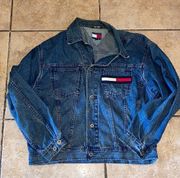 Large Vintage Tommy Hilfiger Jean Jacket