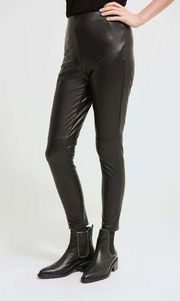 NWT JOSEPH RIBKOFF MOCHA FAUX LEATHER LEGGING 21342 Size 6