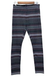 Garage Women's Aztec Mid-Rise Cotton Blend Pull-On Leggings Multicolor Small