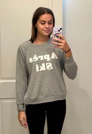 Après Ski Grey Sweatshirt