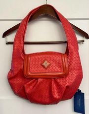 Vera Wang Hobo Bag/Purse Coral NWT Man **All Man Made Materials**