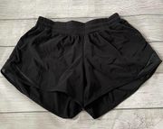 Lululemon  Hotty Hot Long 4” Shorts Women Size 8 Black