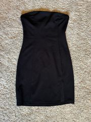 Black Strapless Dress