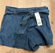 NWT Draper James Tied Jean Shorts