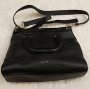 💕TED BAKER💕 Padded Handle Leather Tote Bag Black