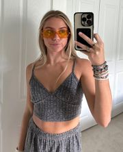 Orange Square Sunglasses