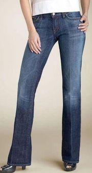 Dita Boot Cut Low Rise Jeans Dark Wash Casual Denim size 27