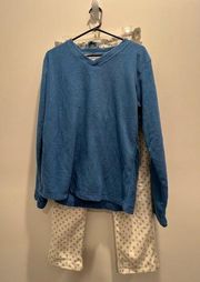 Sonoma Blue Polka Dot Pajamas Size L NWOT