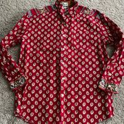 Vera Bradley women’s small long sleeve button down top