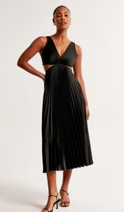 Abercrombie Giselle Pleated Maxi Dress