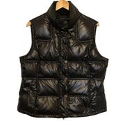 Tommy Hilfiger Full Zip Snap Front Down Puffer Vest Black XL Gorpcore