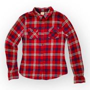 Mossimo Supply Co. Vintage Flannel | Red and Blue