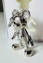 NEW Baublebar Disney Mickey Mouse Bag/Backpack Charm Keychain Silver​​