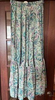 NWT Bohemian Soul Ladies Free Size Multi Color Maxi Skirt