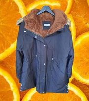 Grace Karin Winter Jacket with Faux Fur‎ Collar Size 2XL