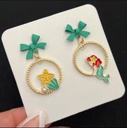 “The Little Mermaid” Ariel Drop Earrings