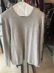 medium sweater with star sleeves