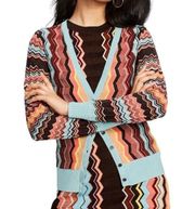 Missoni For Target Womens Zig Zag Button Front Cardigan Sweater Size M NWT