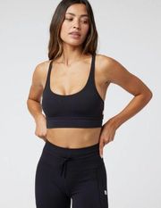 NWT Vuori Yosemite Longline Bra Black Size S