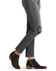 Sam Edelman The High Rise Stiletto Straight Xtna Distressed Jeans Size 2/26