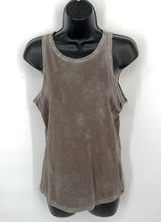 Cotton Citizen NEW Womens Standard Tank Top Lightweight SZ M Vintage Taupe