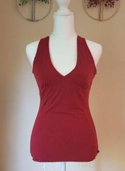 J-Lo Red Tank Top Tie-Knot Back Size Small Women’s