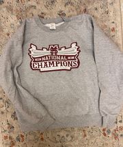 Hanes MS State Crewneck