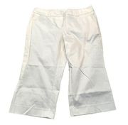 New York & Company Cropped Chino Pant White