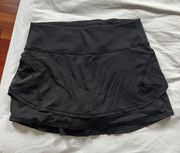 Black Tennis Skirt