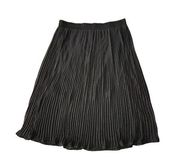 Worthington Women’s Plus Size 1X Black Pleated Skirt Stretch Waist